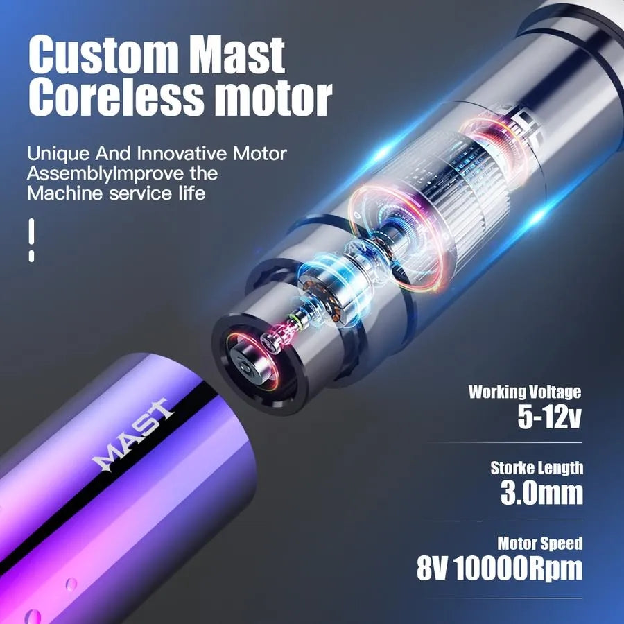 Dragonhawk Mast Tour Siya Wireless PMU + SMP Machine - Ultimate Beauty