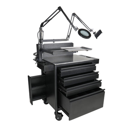 Fellowship Tattoo Workstation 4701 (drawers open