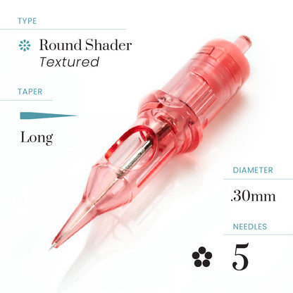 Kwadron Optima PMU Cartridge - Round Shaders (20) - Ultimate Beauty