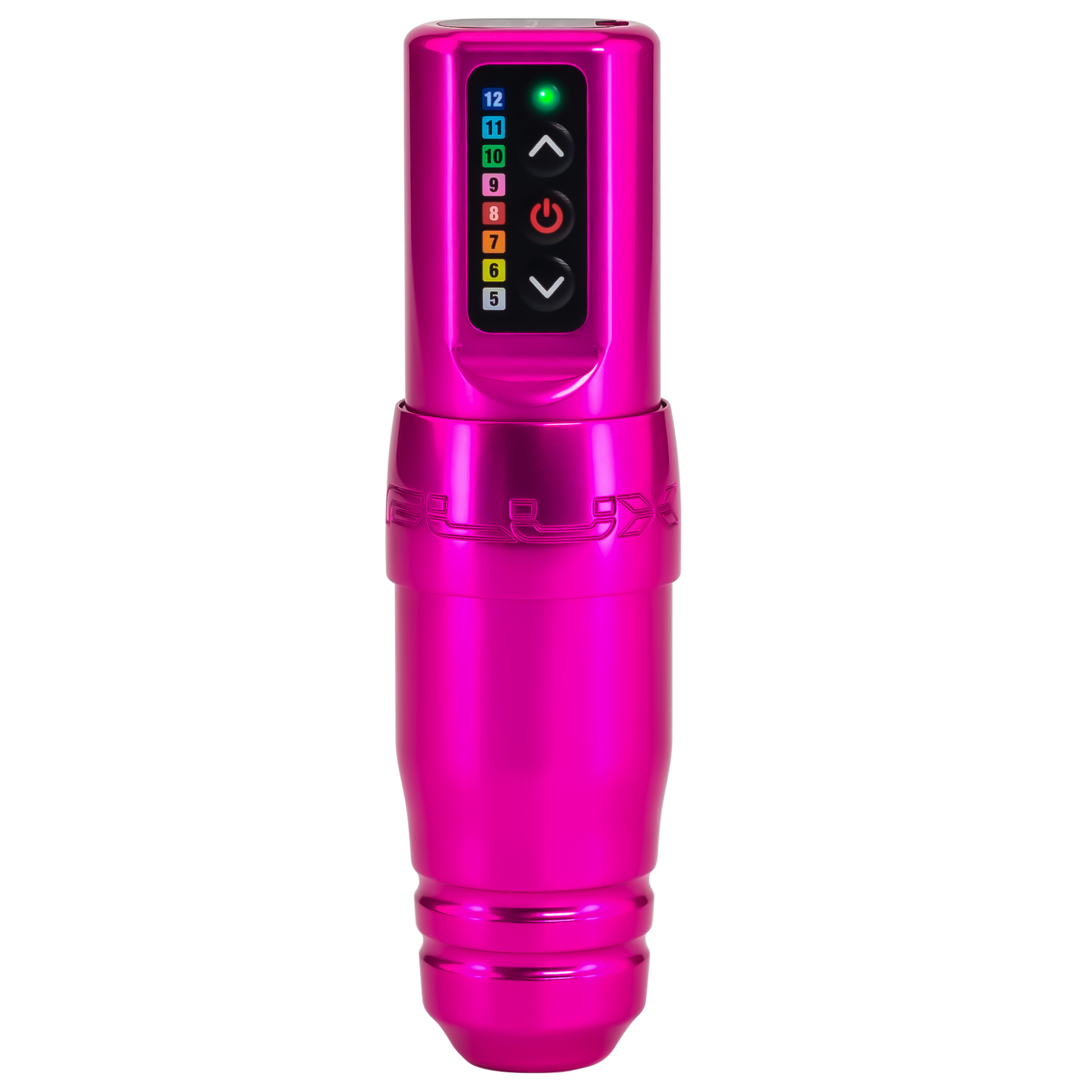 Microbeau Flux S Wireless Tattoo Machine with 1 PowerBolt — Bubblegum - Ultimate Beauty