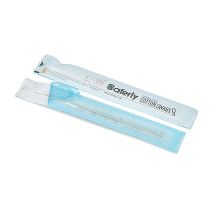 Saferly Sterilized Cotton Swabs — Box of 100 - Ultimate Beauty