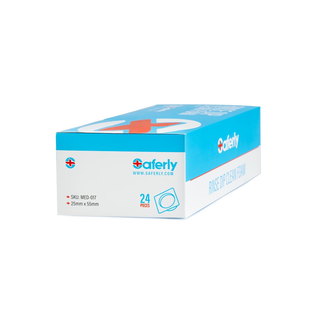 Saferly Rinse Caps with Foam — Box of 24 - Ultimate Beauty