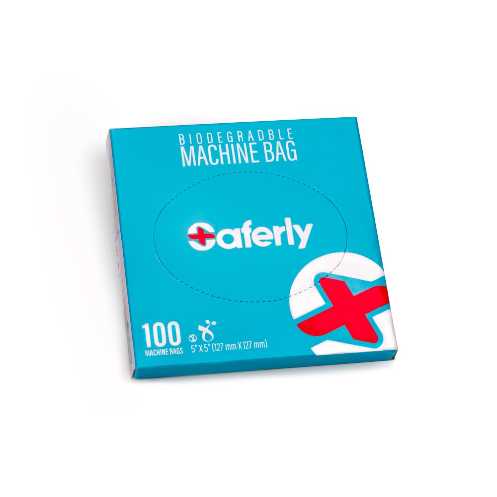 Saferly Biodegradable Machine Bags - Price Per Box of 100 - Ultimate Beauty