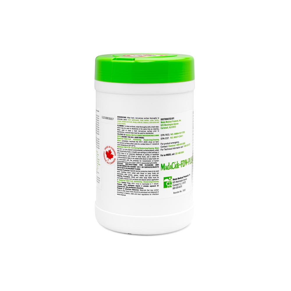 Tub of Madacide-FD Wipes — Medical Grade Infection Control - Ultimate Beauty