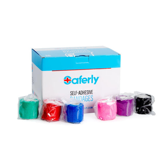 Saferly Medical Cohesive Wrap — Box of 36 - Ultimate Beauty
