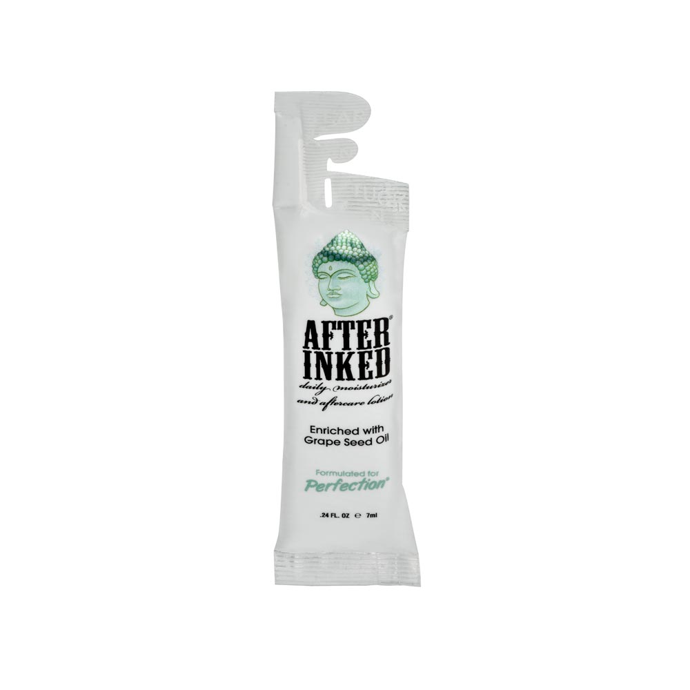 After Inked Tattoo Moisturizer and Lotion — Tattoo Aftercare — 7ml Pillow Packs - Ultimate Beauty