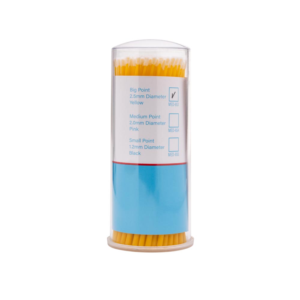 Saferly Disposable Micro Applicators — 100 Pieces — Pick Diameter - Ultimate Beauty