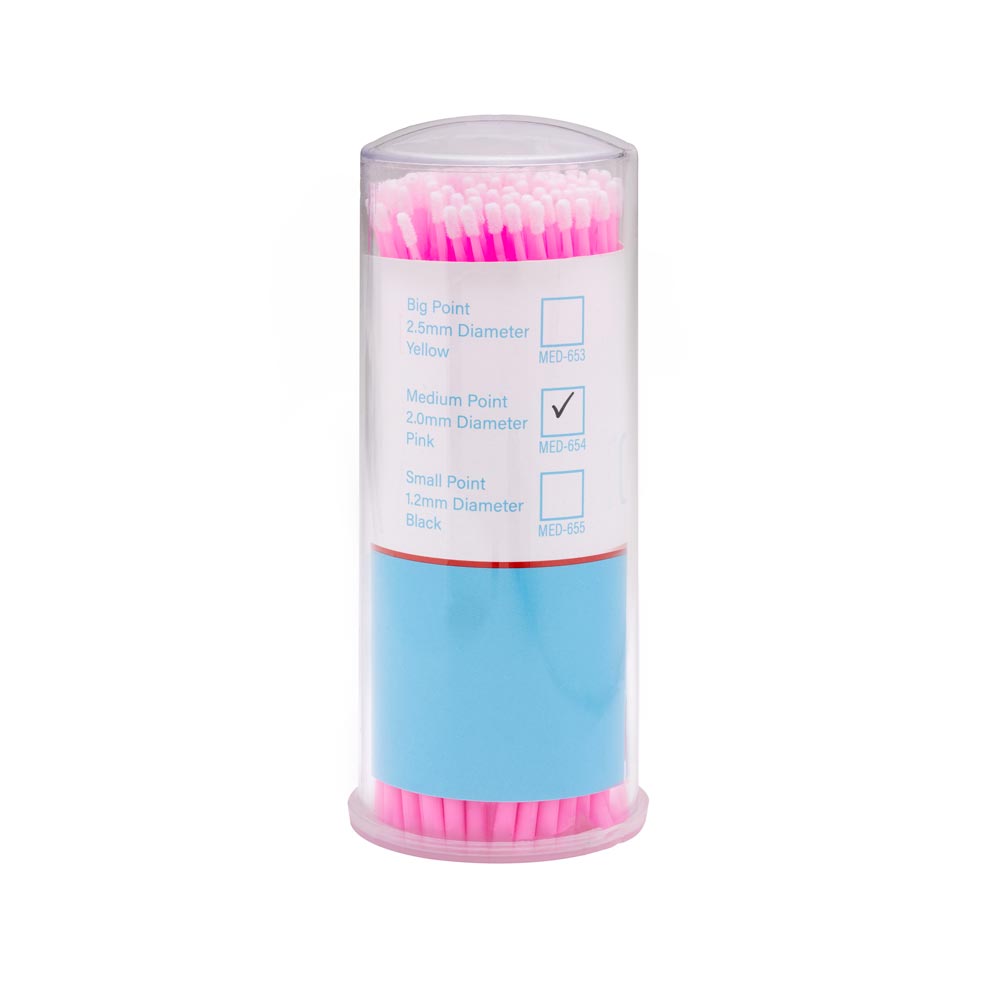 Saferly Disposable Micro Applicators — 100 Pieces — Pick Diameter - Ultimate Beauty