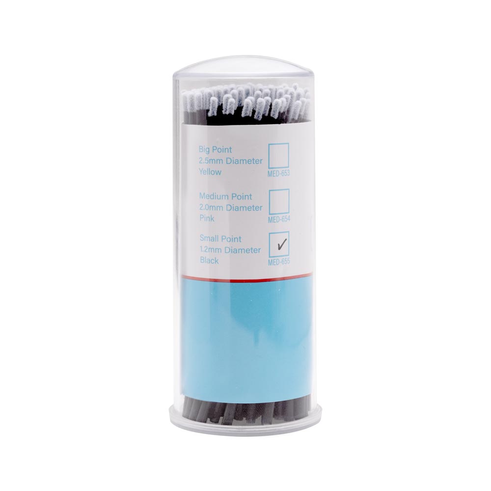 Saferly Disposable Micro Applicators — 100 Pieces — Pick Diameter - Ultimate Beauty