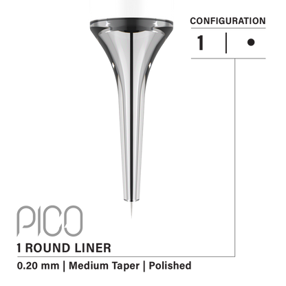 Vertix Pico PMU Membrane Cartridge Needles — Liners — Box of 20 - Ultimate Beauty