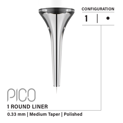 Vertix Pico PMU Membrane Cartridge Needles — Liners — Box of 20 - Ultimate Beauty