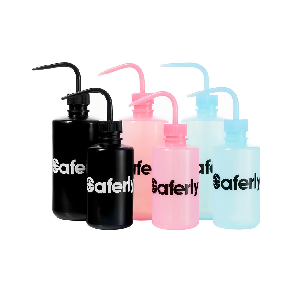 Saferly Squeeze Washer Bottle — Pick Color and Size - Ultimate Beauty