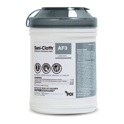 Sani-Cloth AF3 Surface Wipes — Tub of 160 - Ultimate Beauty