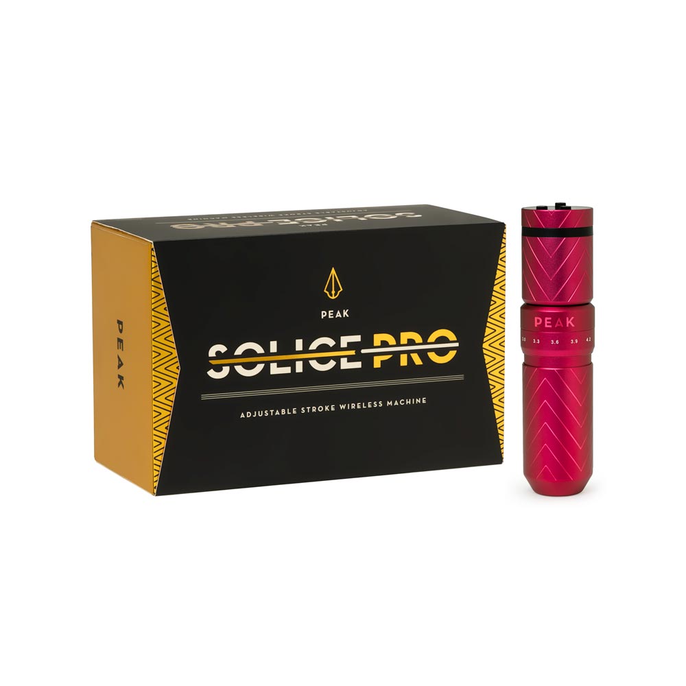 Peak Solice Pro Adjustable Stroke Wireless Pen Tattoo Machine - Ultimate Beauty