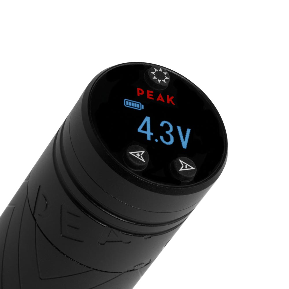 Peak Solice Mini Wireless Pen Tattoo Machine — Black - Ultimate Beauty