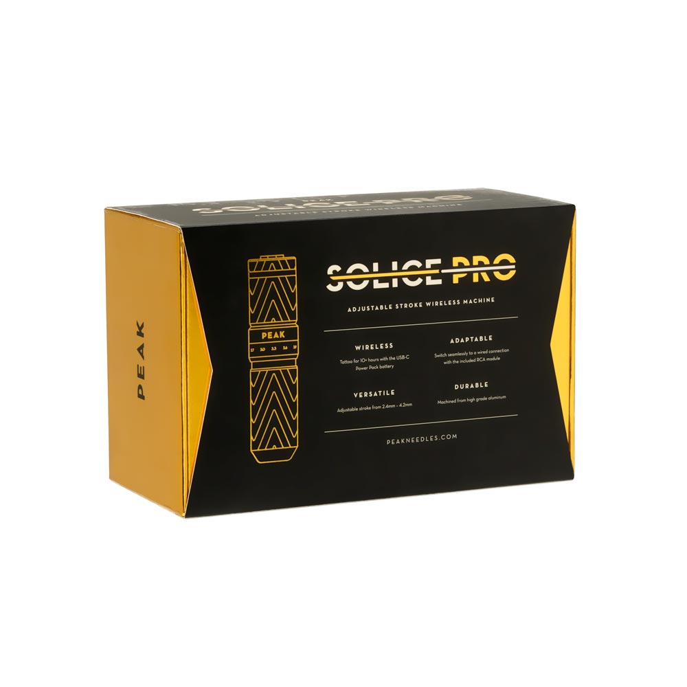 Peak Solice Pro Adjustable Stroke Wireless Pen Tattoo Machine - Ultimate Beauty