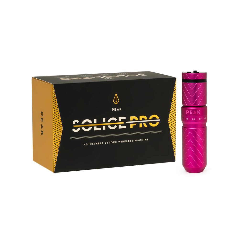 Peak Solice Pro Adjustable Stroke Wireless Pen Tattoo Machine - Ultimate Beauty