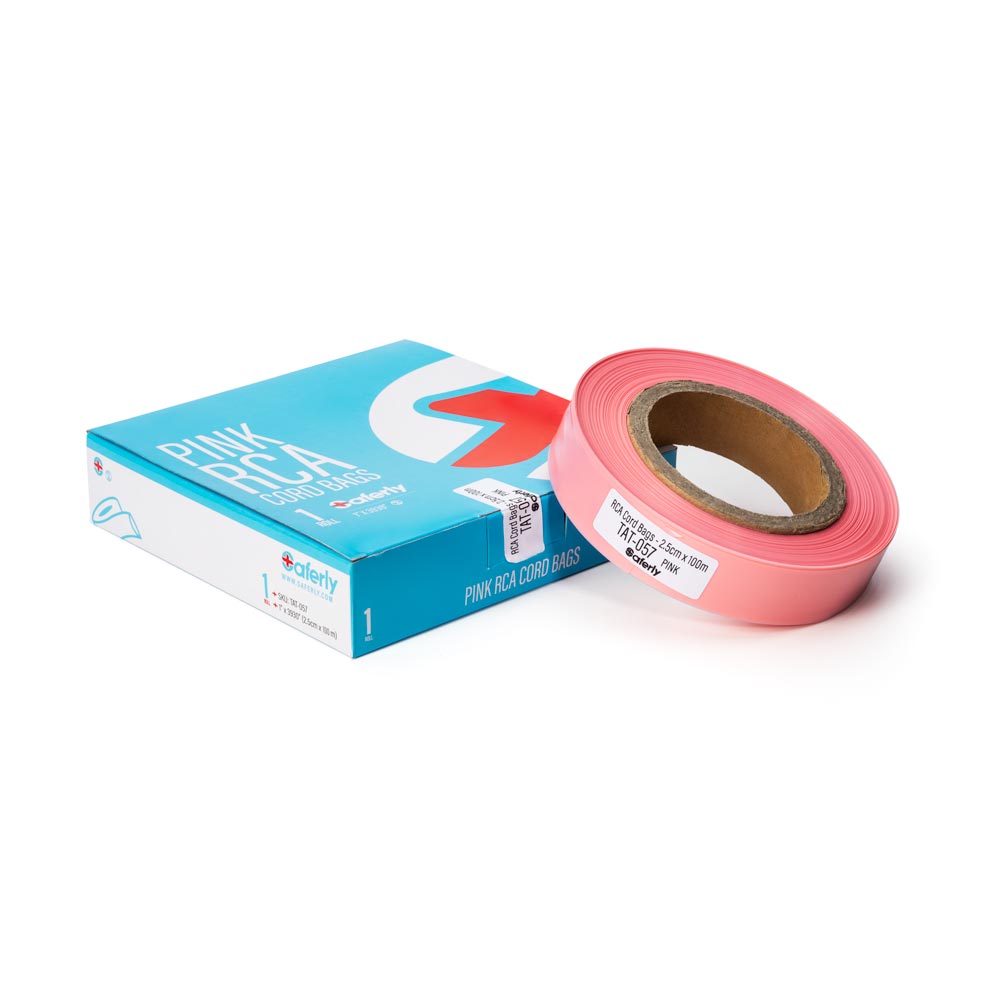 Saferly Pink RCA Cord Tubing — 1” x 327” — Price Per Roll - Ultimate Beauty