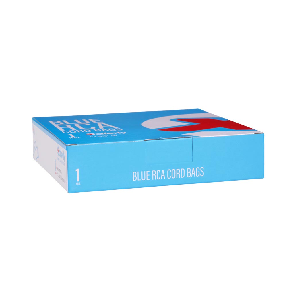 Saferly Clip Cord Sleeves + Machine Bags — Blue — Cut-to-Length Roll - Ultimate Beauty