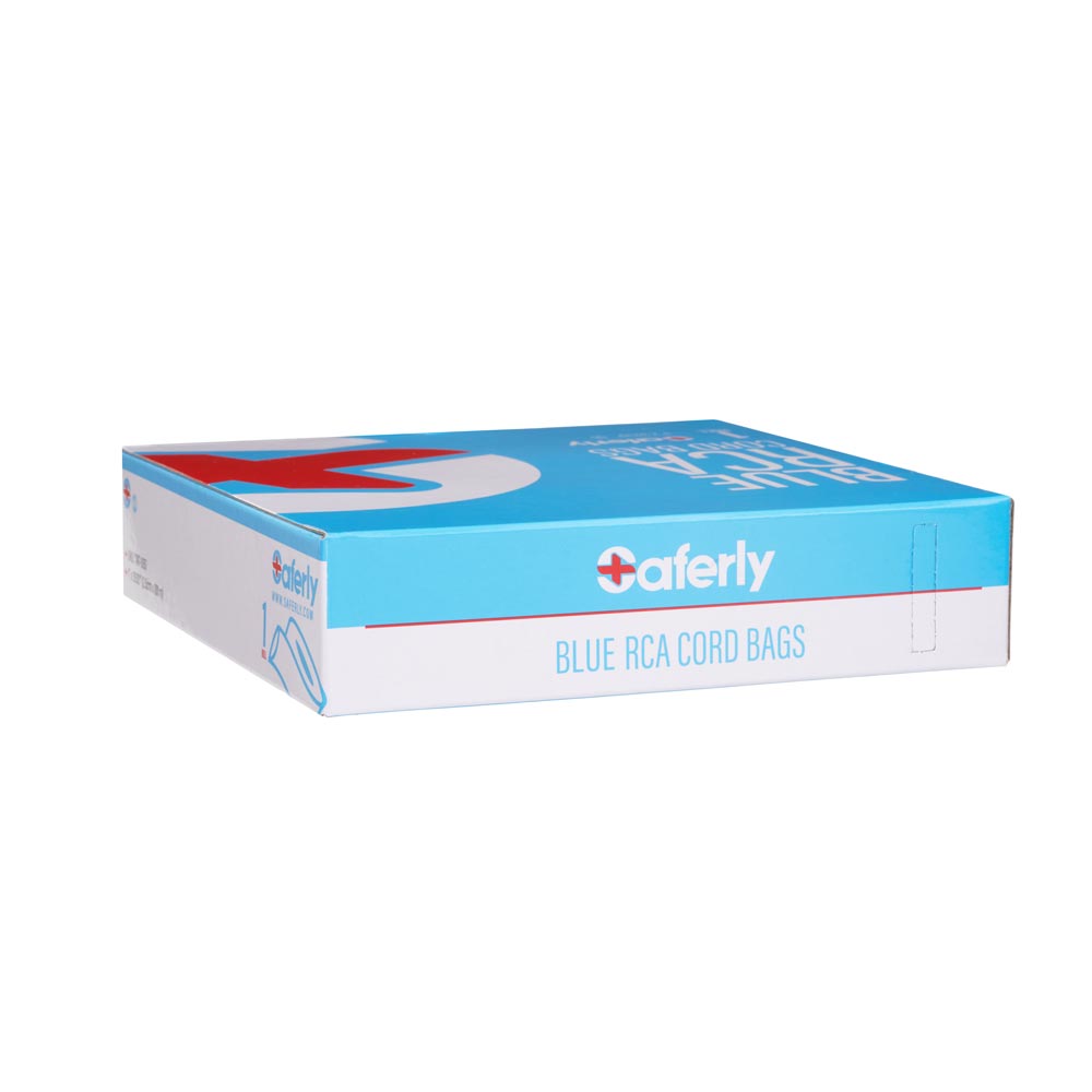 Saferly Clip Cord Sleeves + Machine Bags — Blue — Cut-to-Length Roll - Ultimate Beauty
