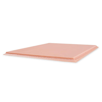 A Pound of Flesh Tattooable Rectangular Plaque — Pink Tone — Laying Flat