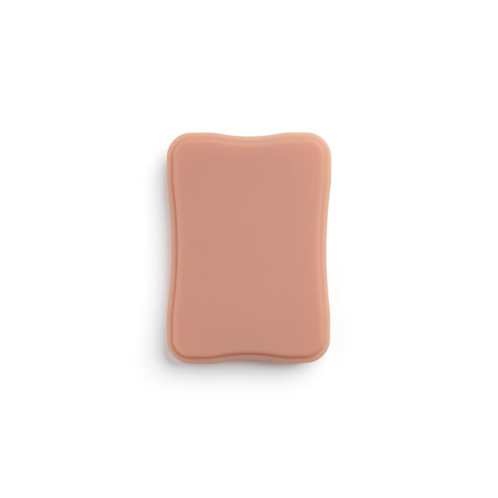 A Pound of Flesh Micro Series Tattooable Synthetic Small Square Plaque in Fitzpatrick Tone 3