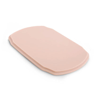 A Pound of Flesh Tattooable Rounded Plaque — Pink Tone — Laying Flat