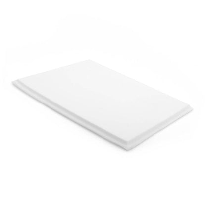 A Pound of Flesh Tattooable Rectangular Plaque — White — Laying Flat