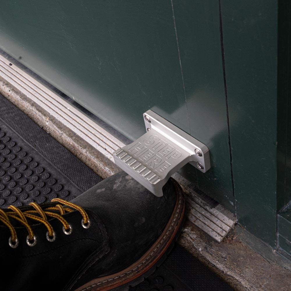 Safe-T Hands-Free Door Opener — Silver (boot under)