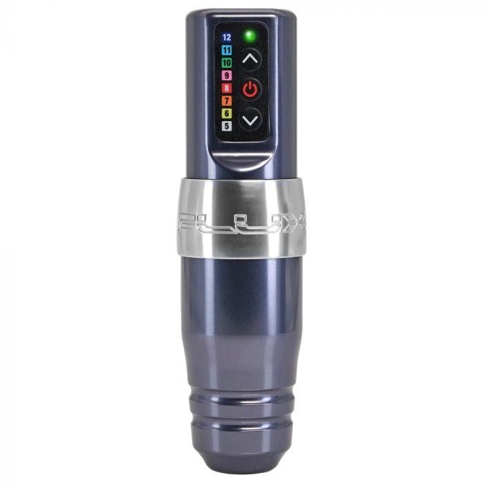 Microbeau Flux S Wireless PMU Tattoo Machine with 1 PowerBolt — Gun Metal - Ultimate Beauty