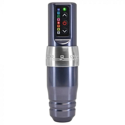 Microbeau Flux S Wireless PMU Tattoo Machine with 1 PowerBolt — Gun Metal - Ultimate Beauty