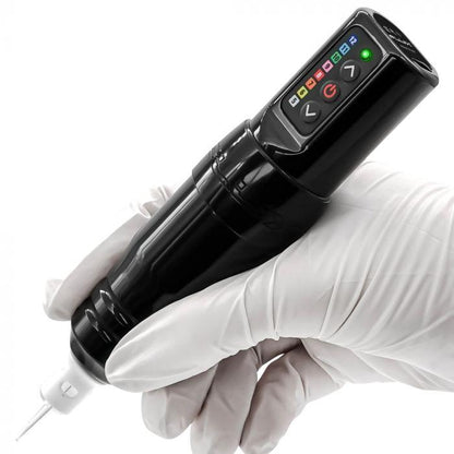 Microbeau Flux S Wireless PMU Tattoo Machine with 1 PowerBolt — Stealth - Ultimate Beauty