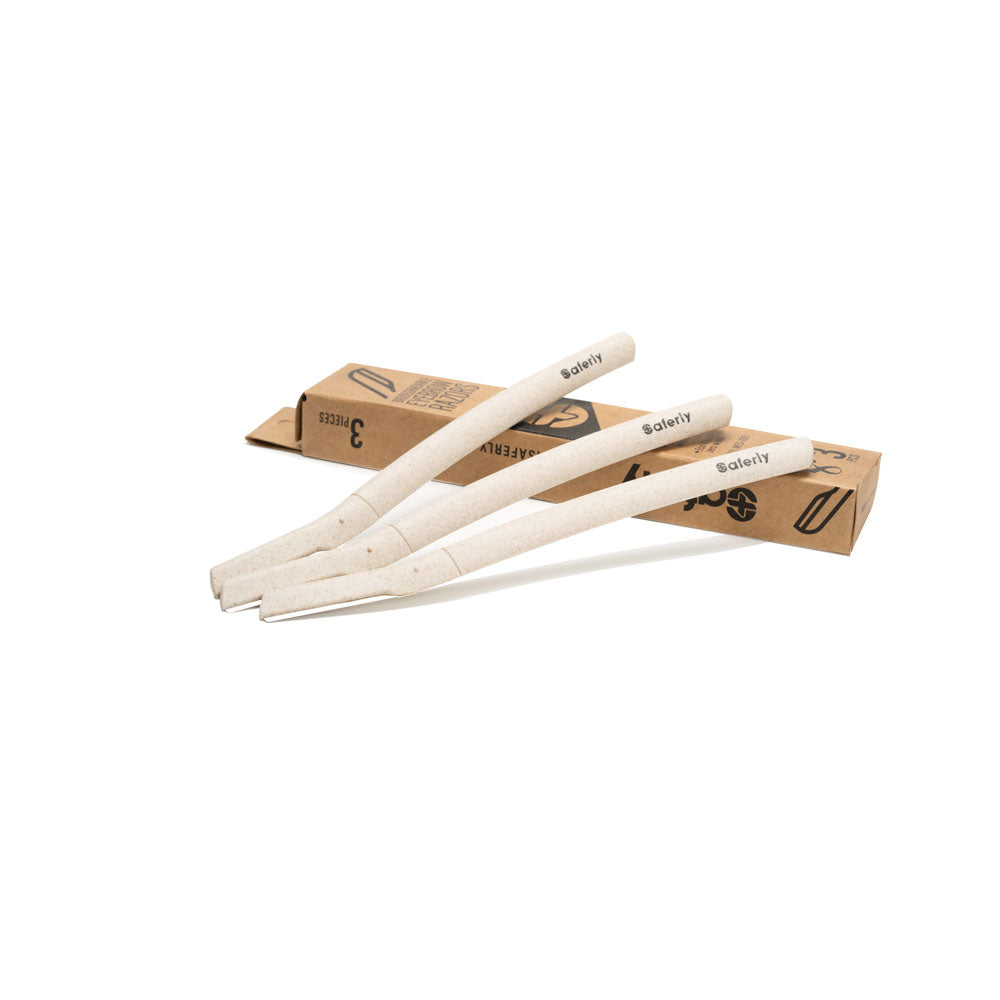 Saferly Biodegradable Eyebrow Razors — Box of 3 - Ultimate Beauty