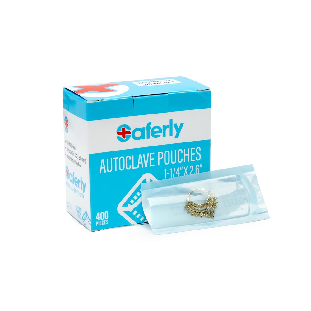 Pick Your Size of 200 Saferly Sterilization Autoclave Pouches - Ultimate Beauty