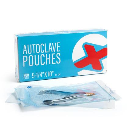 Pick Your Size of 200 Saferly Sterilization Autoclave Pouches - Ultimate Beauty