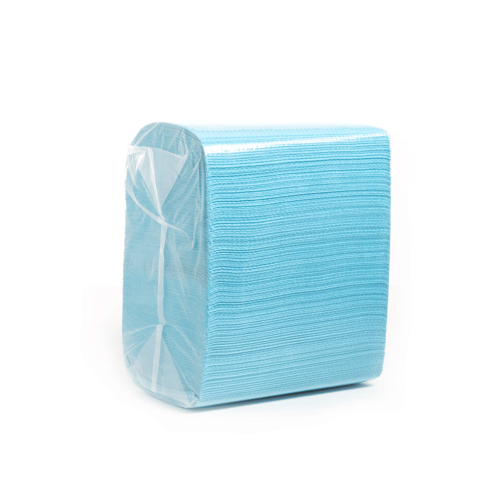 Saferly Blue Dental Bibs — 13" x 18" — Box of 200 - Ultimate Beauty