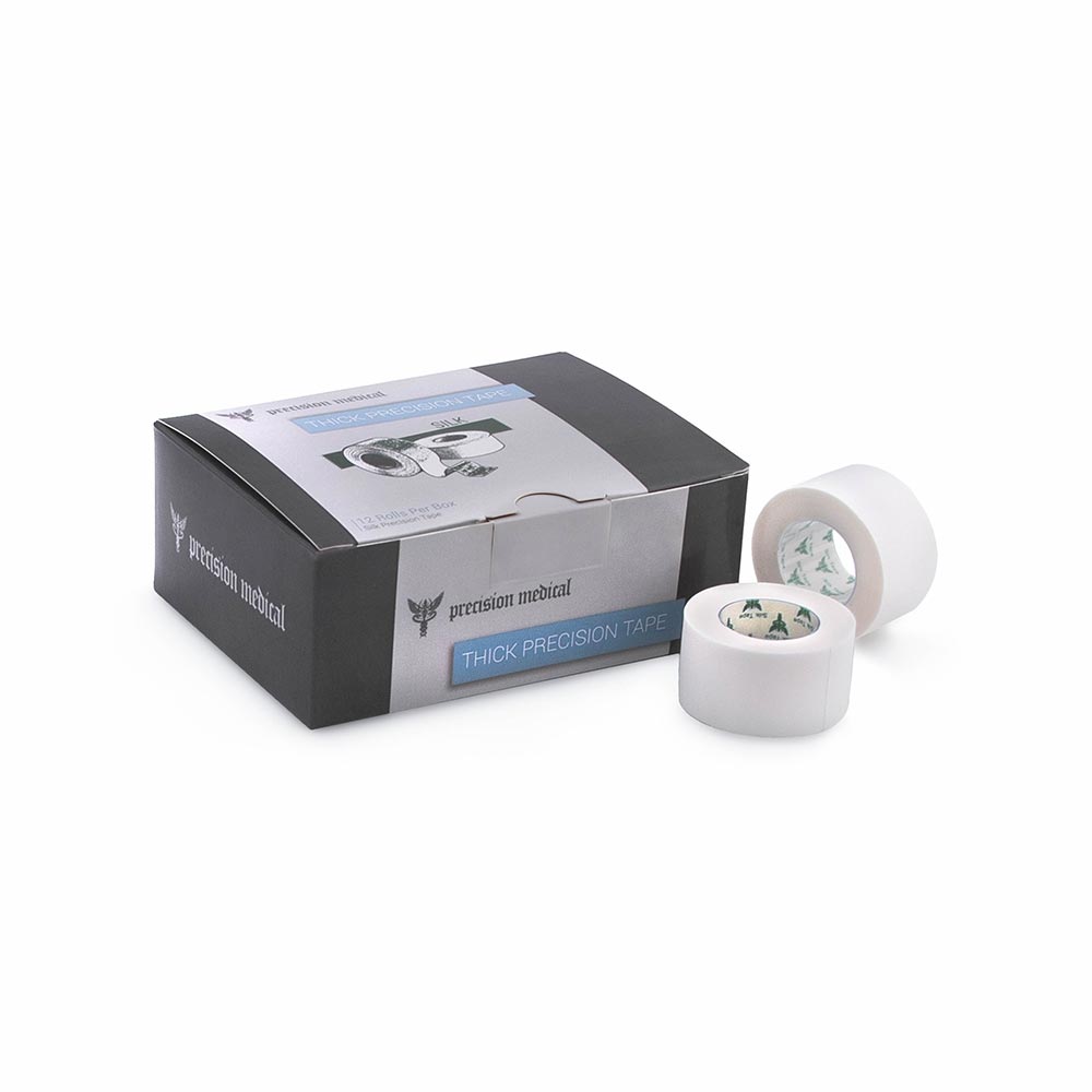 Silk Precision Surgical Medical Tape 1" - Price Per Roll (With Box)
