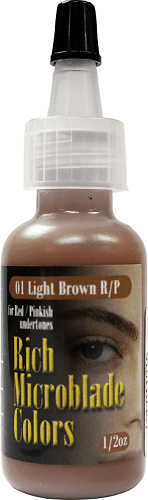 Rich Microblade Colors — 1/4oz Bottle — Permanent Makeup Pigment — Pick Your Color - Ultimate Beauty