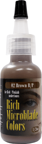 Rich Microblade Colors — 1/2oz Bottle — Permanent Makeup Pigment — Pick Your Color - Ultimate Beauty