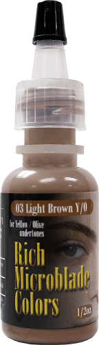 Rich Microblade Colors — 1/4oz Bottle — Permanent Makeup Pigment — Pick Your Color - Ultimate Beauty