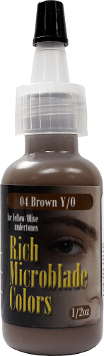 Rich Microblade Colors — 1/4oz Bottle — Permanent Makeup Pigment — Pick Your Color - Ultimate Beauty