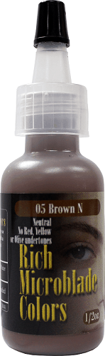 Rich Microblade Colors — 1/4oz Bottle — Permanent Makeup Pigment — Pick Your Color - Ultimate Beauty