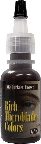Rich Microblade Colors — 1/4oz Bottle — Permanent Makeup Pigment — Pick Your Color - Ultimate Beauty
